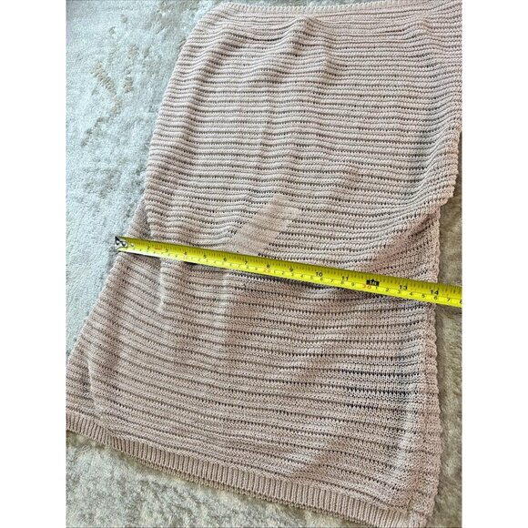 Guess Halter Top Womens Size L Champagne Color SL Rhea Cowl Neck Milk Tea - Picture 8 of 16